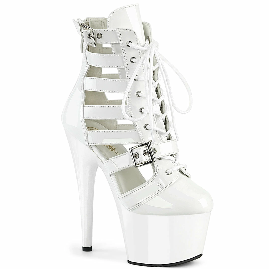 Pleaser Exotic Dancing ADORE-1013MST - Wht Pat/Wht 3 Pleaser Exotic Dancing ADORE-1013MST - Wht Pat/Wht