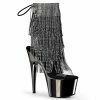 Pleaser Exotic Dancing ADORE-1017RSF - Clr-Blk/Dark Pewter Chrome