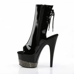 Pleaser ADORE-1018-3 - Blk/Blk-Pewter RS Exotic Dancing