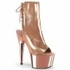 Pleaser Exotic Dancing ADORE-1018 - Rose Gold Metallic Pu/Rose Gold Chrome