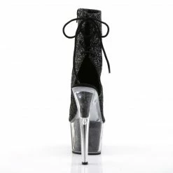 Pleaser Exotic Dancing ADORE-1018G - Blk Glitter/Blk Glitter