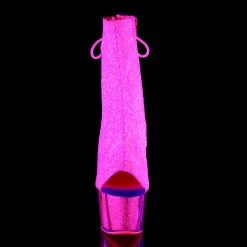 Pleaser Exotic Dancing ADORE-1018G - Neon Pink Glitter/Neon Pink Glitter