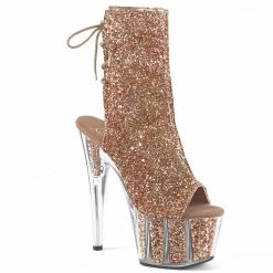 Pleaser ADORE-1018G - Rose Gold Glitter/Rose Gold Glitter Exotic Dancing