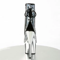 Pleaser Exotic Dancing ADORE-1018MSC - Slv Hologram/Slv Chrome 10 Pleaser Exotic Dancing ADORE-1018MSC - Slv Hologram/Slv Chrome