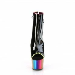 Pleaser ADORE-1018RC-02 - Blk Pat/Rainbow Chrome Exotic Dancing