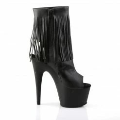 Pleaser ADORE-1019 - Blk Faux Leather/Blk Matte