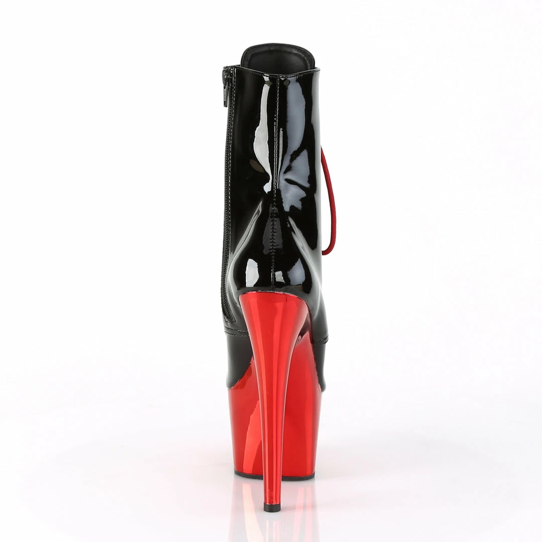 Pleaser Drag Queen ADORE-1020 - Blk Pat/Red Chrome 6 Pleaser Drag Queen ADORE-1020 - Blk Pat/Red Chrome