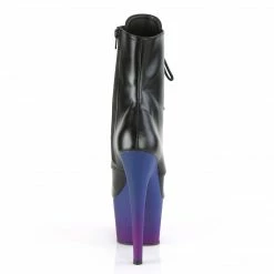 Pleaser ADORE-1020BP - Blk Faux Leather/Blue-Purple Ombre 10 Pleaser ADORE-1020BP - Blk Faux Leather/Blue-Purple Ombre