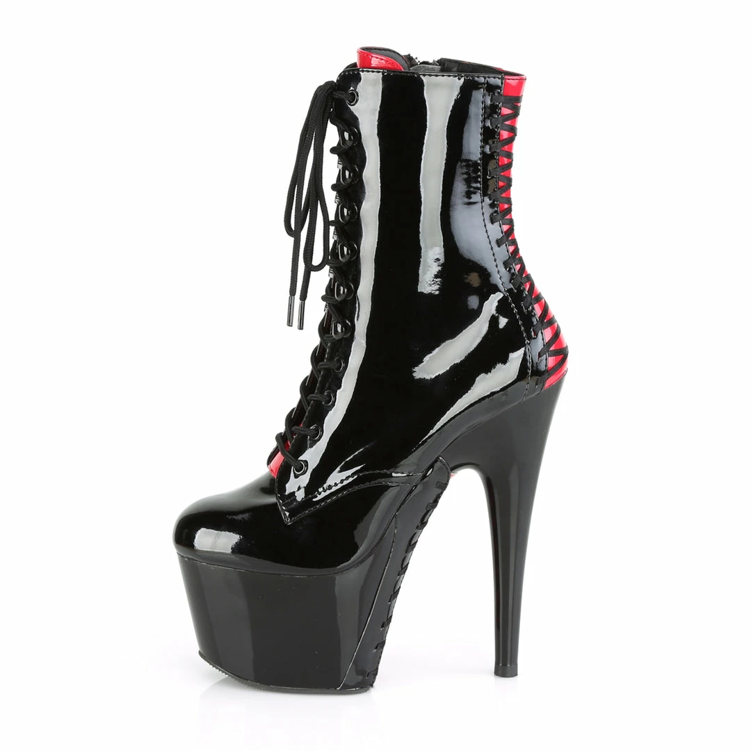 Pleaser Exotic Dancing ADORE-1020FH - Blk-Red Pat/Blk-Red 5 Pleaser Exotic Dancing ADORE-1020FH - Blk-Red Pat/Blk-Red