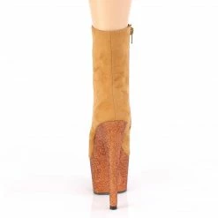 Pleaser ADORE-1020FSMG - Camel F.Suede/Camel Multi Mini Glitter 10 Pleaser ADORE-1020FSMG - Camel F.Suede/Camel Multi Mini Glitter