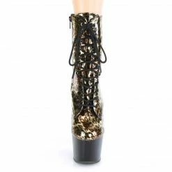 Pleaser ADORE-1020LP - Gold Leopard Print Metallic/Blk Exotic Dancing