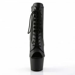 Pleaser ADORE-1021 - Blk Faux Leather/Blk Matte Exotic Dancing