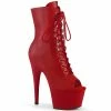 Pleaser Exotic Dancing ADORE-1021 - Red Faux Le/Red Matte