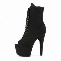 Pleaser ADORE-1021FS - Blk Faux Suede/Blk Faux Suede