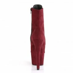 Pleaser Exotic Dancing ADORE-1021FS - Burgundy Faux Suede/Burgundy Faux Suede