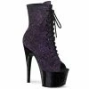 Pleaser ADORE-1021MG - Purple Glitter/Blk Exotic Dancing