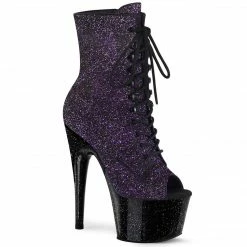 Pleaser ADORE-1021MG - Purple Glitter/Blk Exotic Dancing