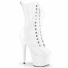 Pleaser ADORE-1040WR-HG - Wht Holo Pat/M Exotic Dancing