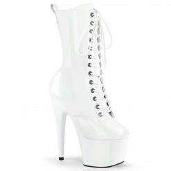 Pleaser ADORE-1040WR-HG - Wht Holo Pat/M Exotic Dancing