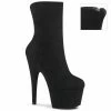 Pleaser Exotic Dancing ADORE-1042 - Blk Faux Suede/Blk Faux Suede