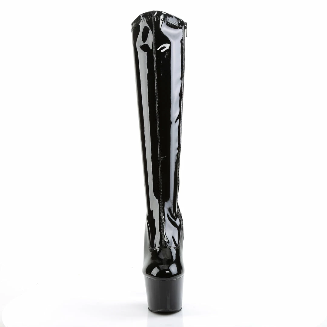 Pleaser ADORE-2000 - Blk Str Pat/Blk Exotic Dancing 4 Pleaser ADORE-2000 - Blk Str Pat/Blk Exotic Dancing