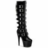 Pleaser ADORE-2043 - Blk Pat/Blk