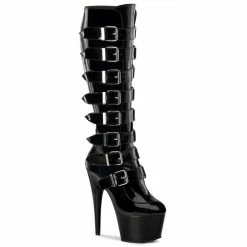 Pleaser ADORE-2043 - Blk Pat/Blk