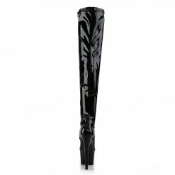 Pleaser ADORE-3000 - Blk Str Pat/Blk 10 Pleaser ADORE-3000 - Blk Str Pat/Blk