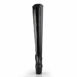 Pleaser Exotic Dancing ADORE-3000 - Blk Str Faux Leather/Blk Matte