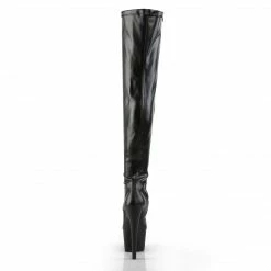 Pleaser Exotic Dancing ADORE-3000 - Blk Str Faux Leather/Blk Matte