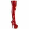 Pleaser ADORE-3000HWR - Red Str. Holo/Red Holo Exotic Dancing