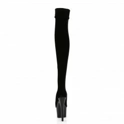 Pleaser ADORE-3002 - Blk Str Velvet/Blk Exotic Dancing