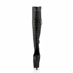 Pleaser Drag Queen ADORE-3019 - Blk Faux Leather/Blk Matte