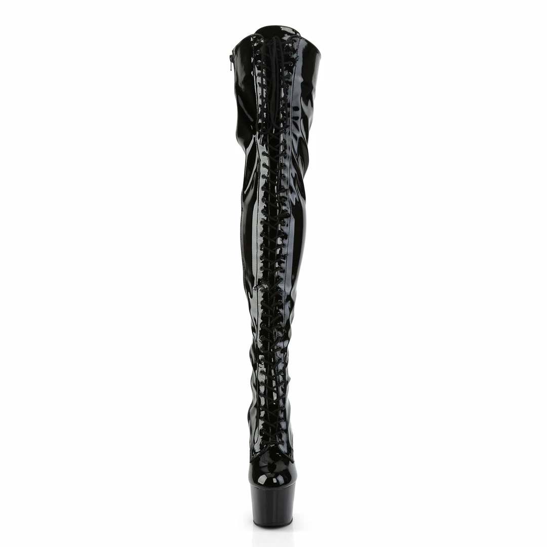 Pleaser ADORE-3023 - Blk Str Pat/Blk Exotic Dancing 4 Pleaser ADORE-3023 - Blk Str Pat/Blk Exotic Dancing