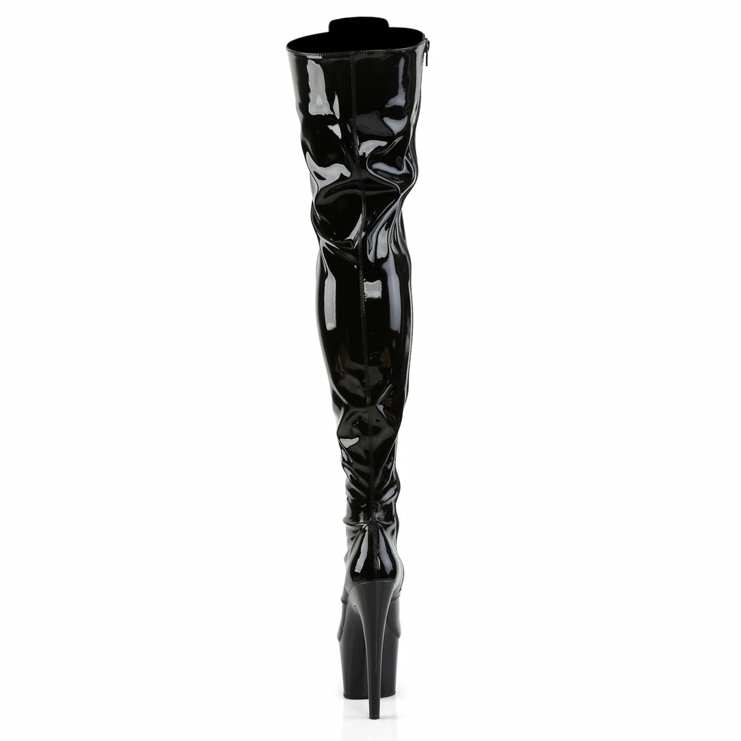 Pleaser ADORE-3023 - Blk Str Pat/Blk Exotic Dancing 6 Pleaser ADORE-3023 - Blk Str Pat/Blk Exotic Dancing