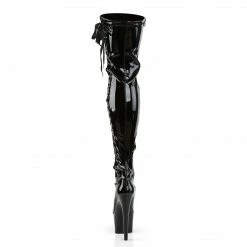 Pleaser ADORE-3050 - Blk Str Pat/Blk Exotic Dancing