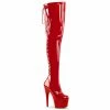 Pleaser Exotic Dancing ADORE-3063 - Red Str Pat/Red 2 Pleaser Exotic Dancing ADORE-3063 - Red Str Pat/Red