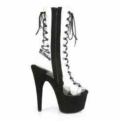 Pleaser Exotic Dancing ADORE-700-60FS - Clr/Blk Faux Suede 11 Pleaser Exotic Dancing ADORE-700-60FS - Clr/Blk Faux Suede