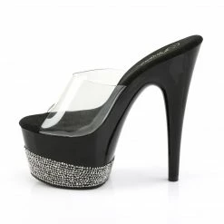 Pleaser ADORE-701-3 - Clr/Blk-Pewter RS