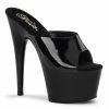 Pleaser Exotic Dancing ADORE-701 - Blk Pat/Blk