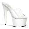 Pleaser ADORE-701 - Clr/Wht Exotic Dancing