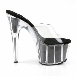 Pleaser Exotic Dancing ADORE-701G - Clr/Blk Gltr