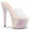 Pleaser Exotic Dancing ADORE-701LG - Clr/Opal Multi Glitter