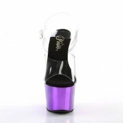 Pleaser ADORE-708 - Clr/Purple Chrome