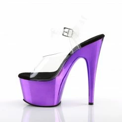 Pleaser ADORE-708 - Clr/Purple Chrome