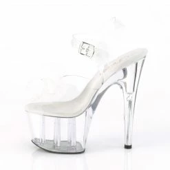 Pleaser Exotic Dancing ADORE-708BFL - Clr-Wht/Clr