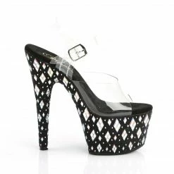 Pleaser Exotic Dancing ADORE-708DIAMOND - Clr/Blk