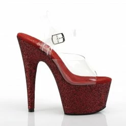 Pleaser Exotic Dancing ADORE-708HMG - Clr/Burgundy Multi Glitter