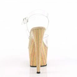 Pleaser ADORE-708JB - Clr/Cream Multi