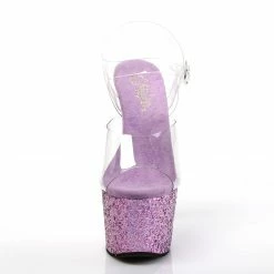 Pleaser ADORE-708LG - Clr/Lavender Multi Glitter Exotic Dancing